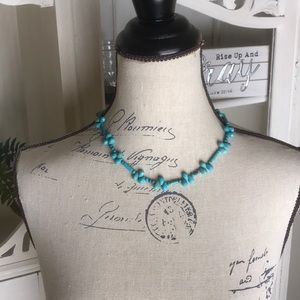 Genuine Turquoise Beaded necklace.